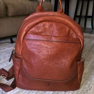 FRYE LEATHER BACKPACK PURSE